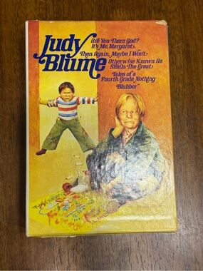 Vintage 1978 Judy Blume Book Box Set (Are You There God?, Then Again, Otherwise)